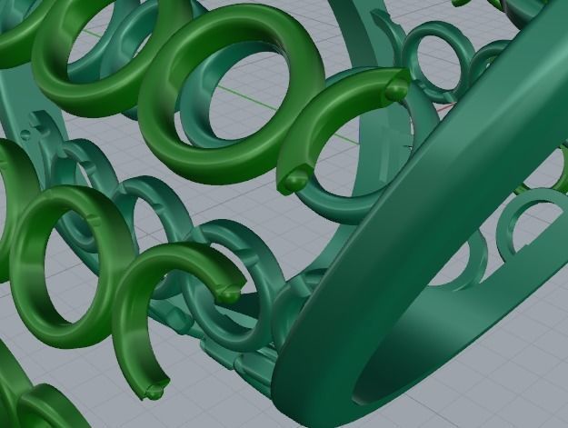 Wide ring Model 2918 3D print model_7