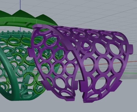Wide ring Model 2918 3D print model_4