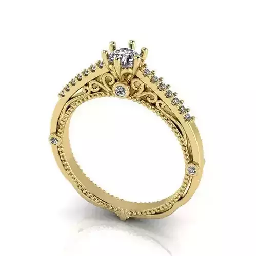 Ring with patterns Model 2916