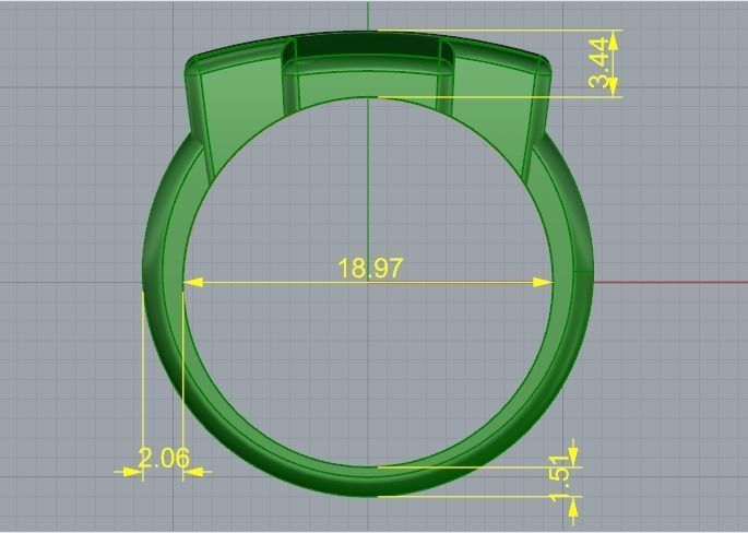 Cross ring Model 2903 3D print model_6