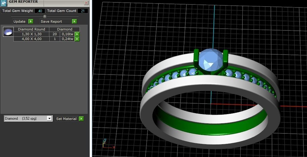 Double ring Model 2890 3D print model_10
