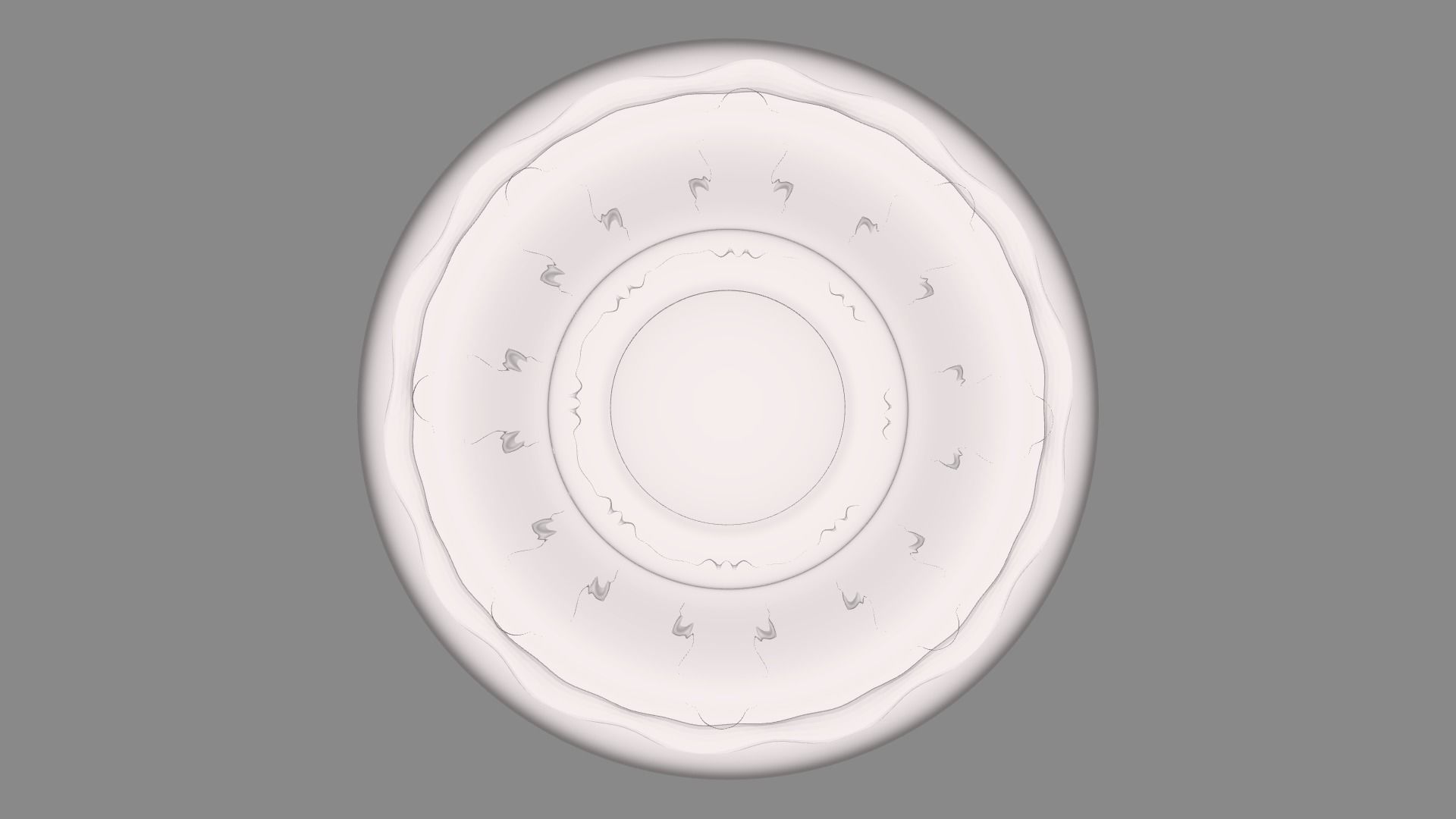 Round rosette 006 3D model 3D print model_2