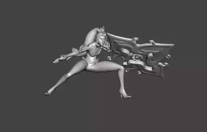 Prestige Mythmaker Sivir 3D Model