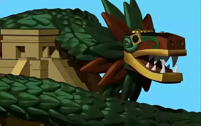 Quetzalcoatl Serpiente emplumada