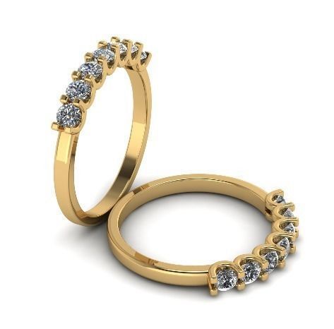 Anniversary band ring 3d print model 3D print model_3