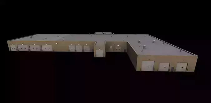 3D Building Low Poly