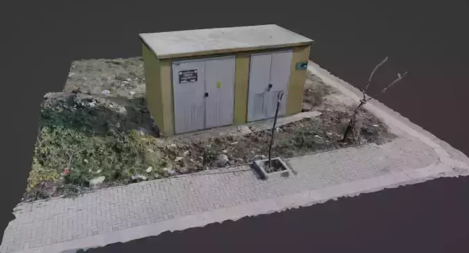 ELECTRICAL -TRANSFORMER - Scanned 3D model 3D model