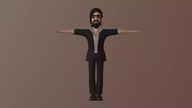 Yash  From KGF  Rigged 