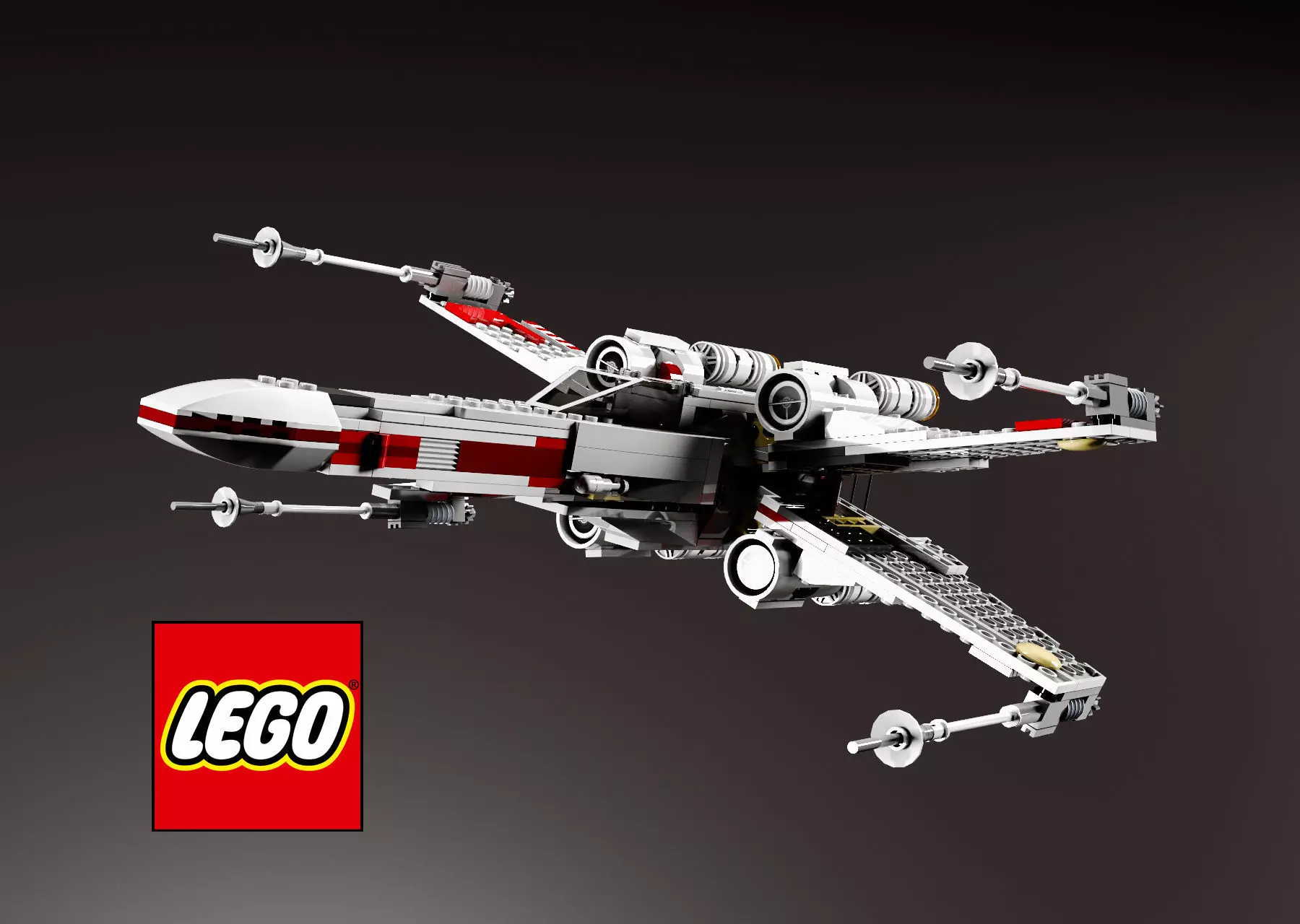 LEGO SW X-Wing 3D model_0