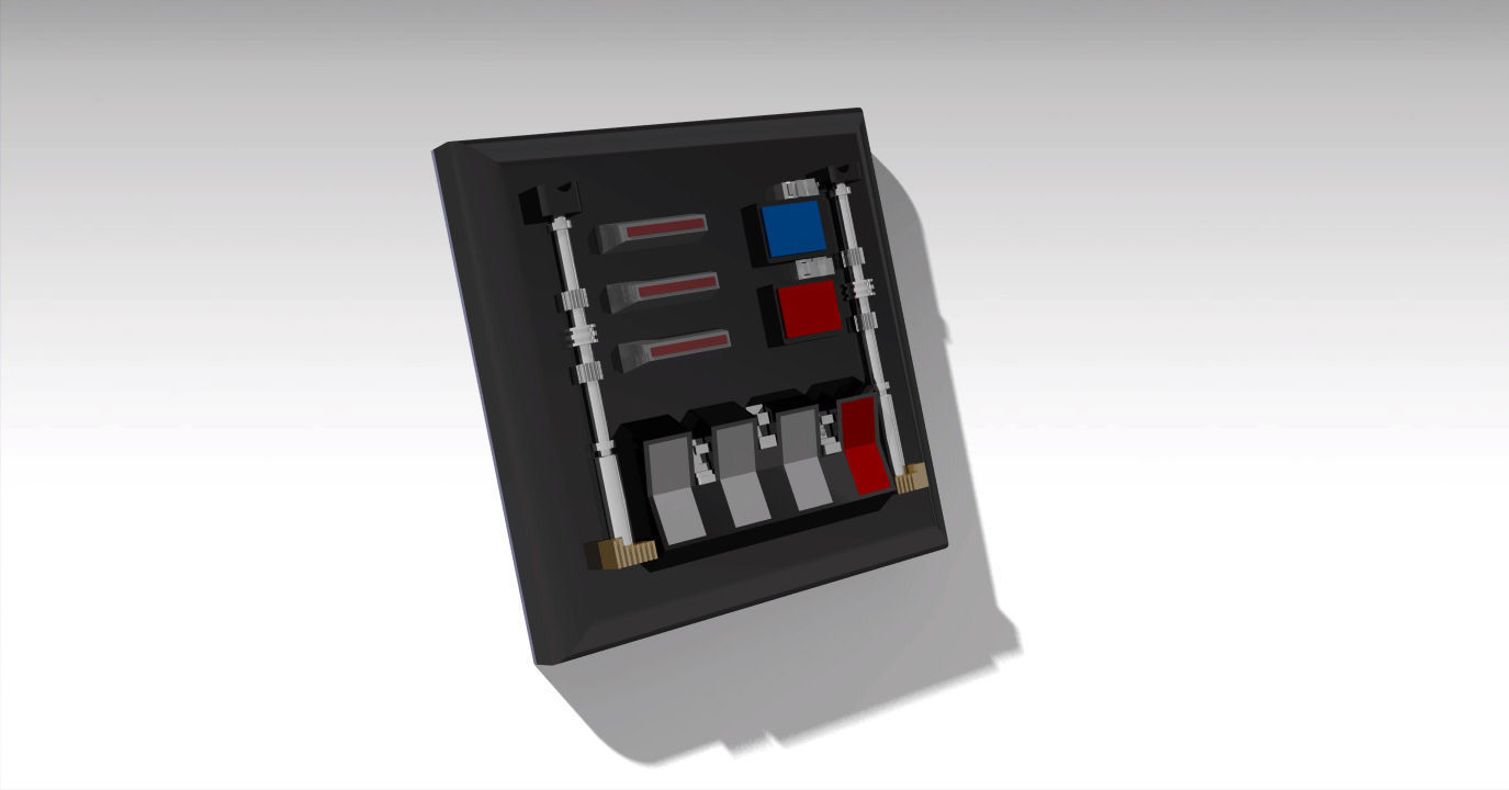 Darth Vader Chest Box ESB 3D model 3D printable | CGTrader