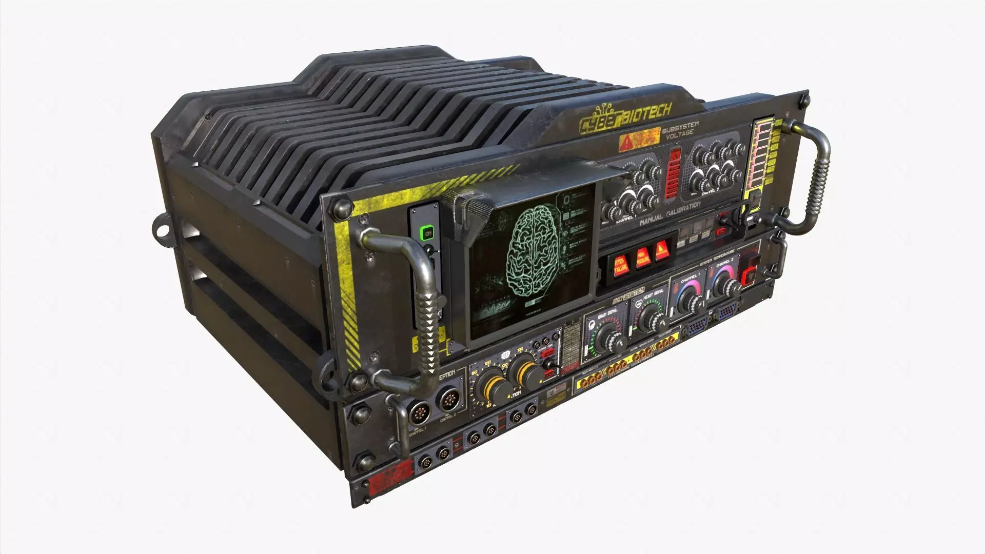 SCI-FI Console BIOX23001 Low-poly 3D model_0