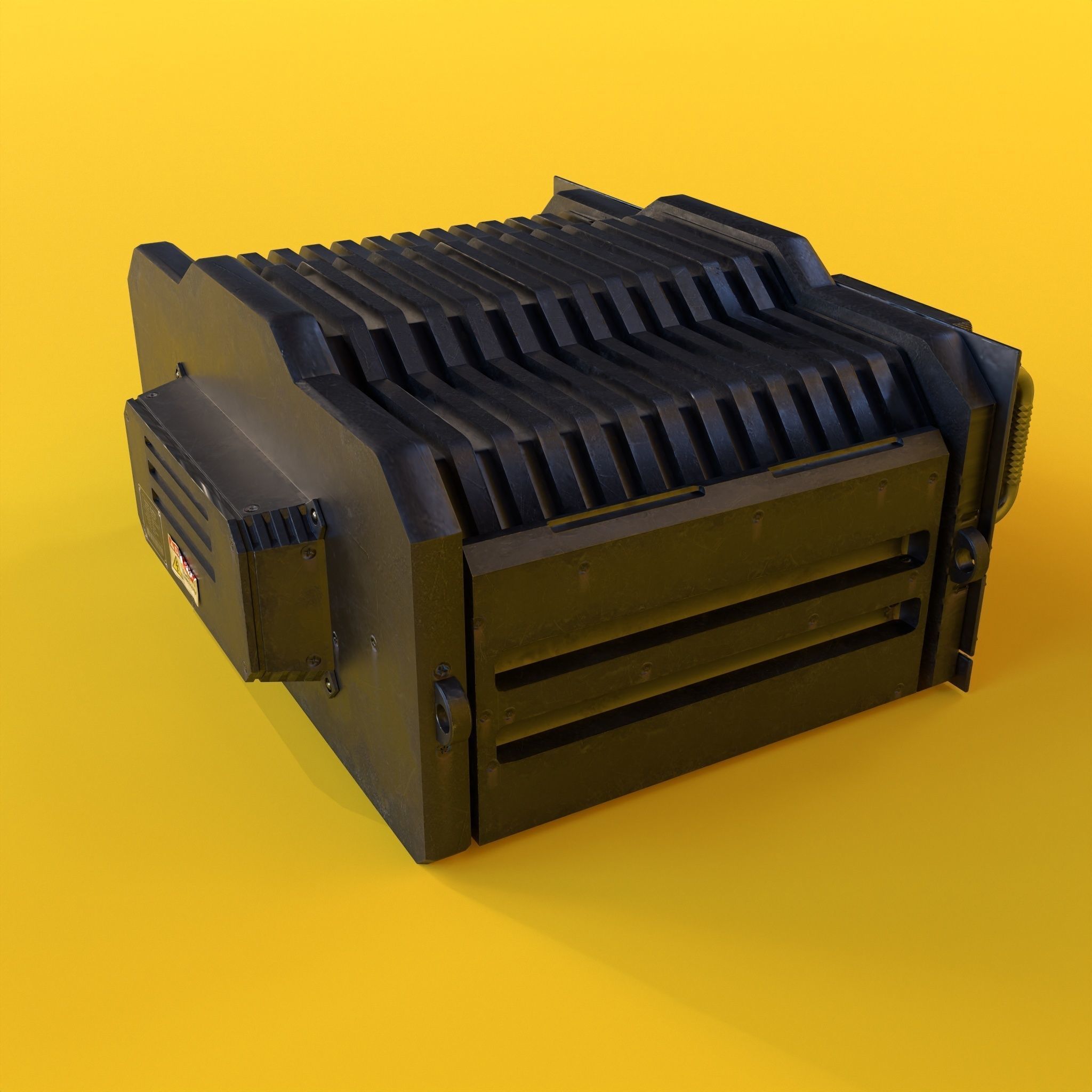 SCI-FI Console BIOX23001 Low-poly 3D model_6