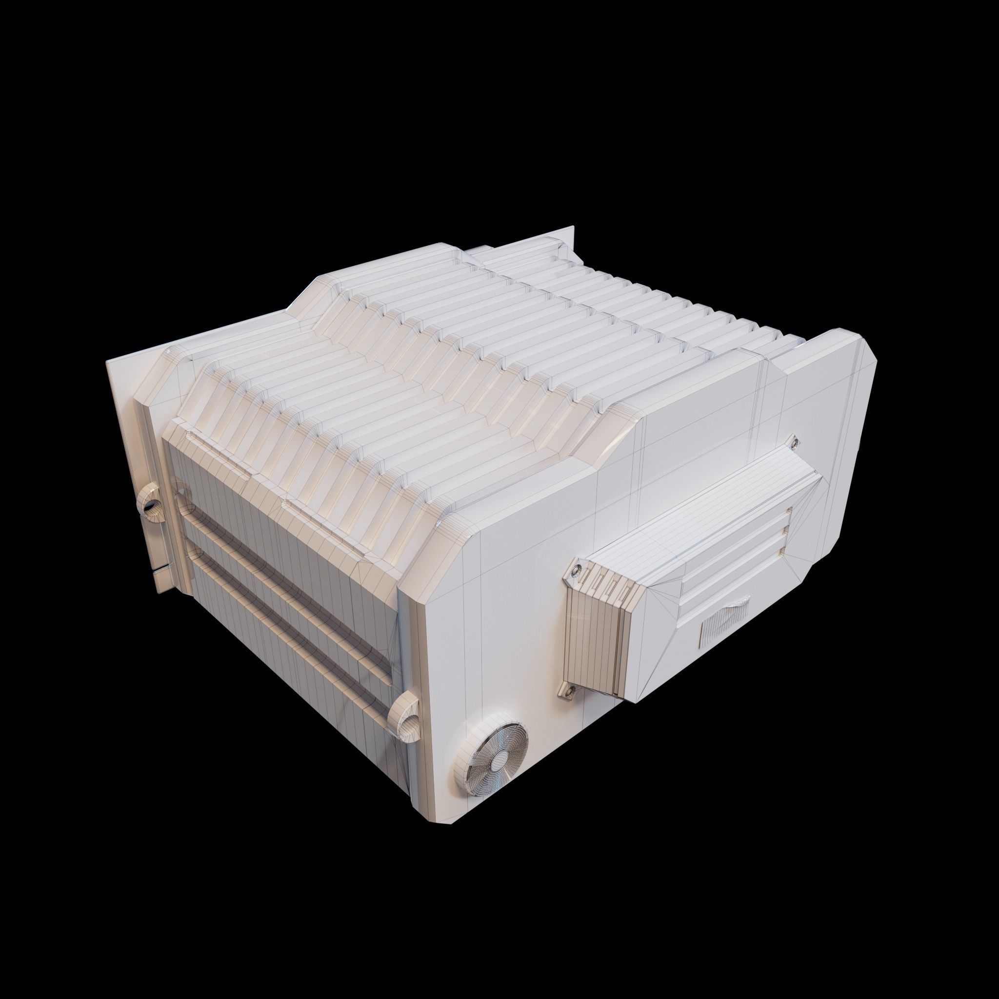 SCI-FI Console BIOX23001 Low-poly 3D model_9