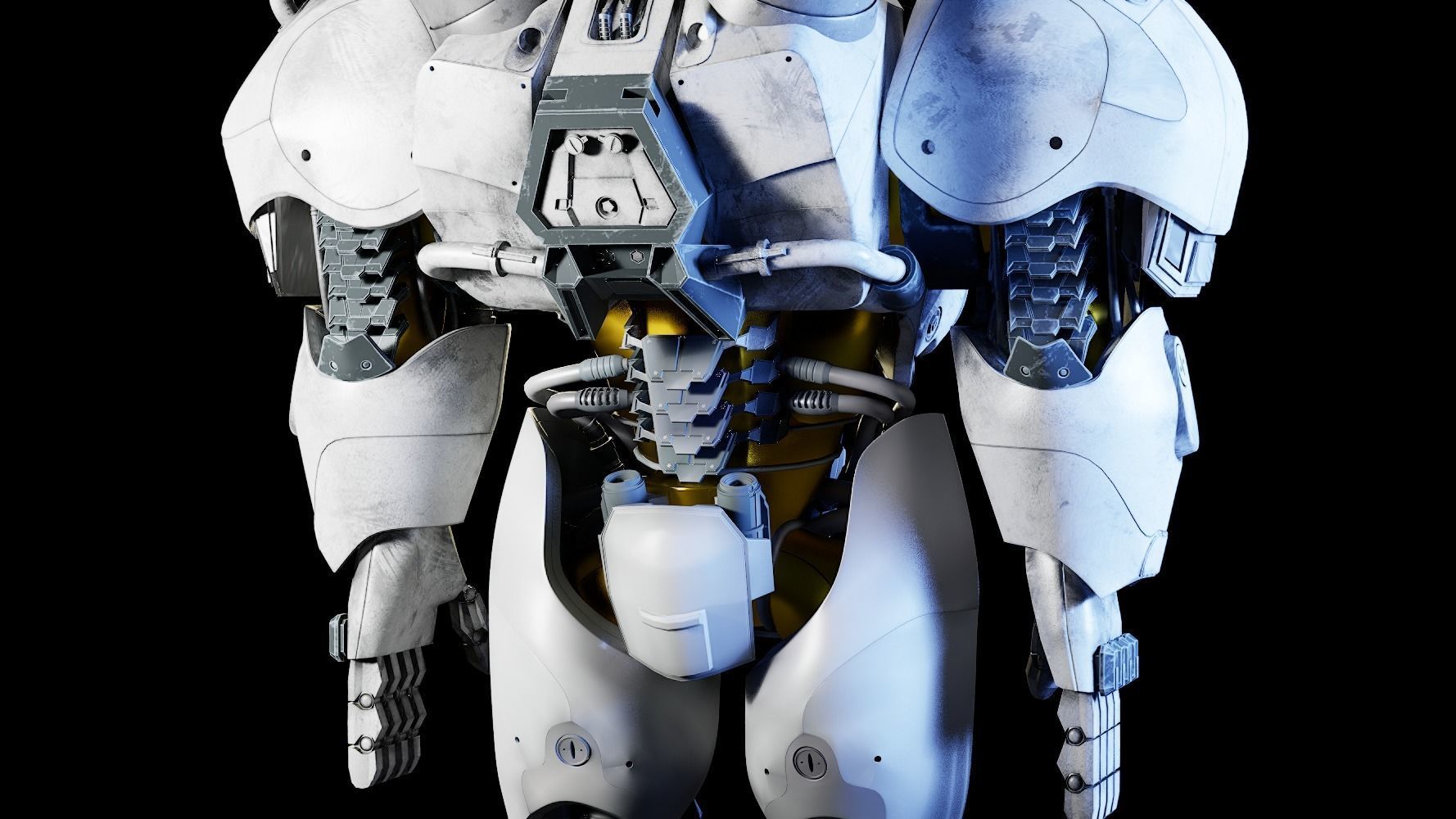 Stacraft Mariner 3D Low-poly 3D model_7