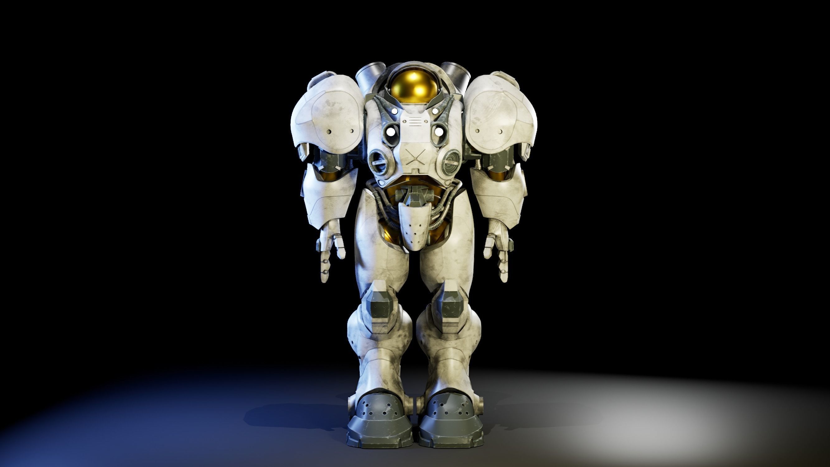 Stacraft Mariner 3D Low-poly 3D model_5