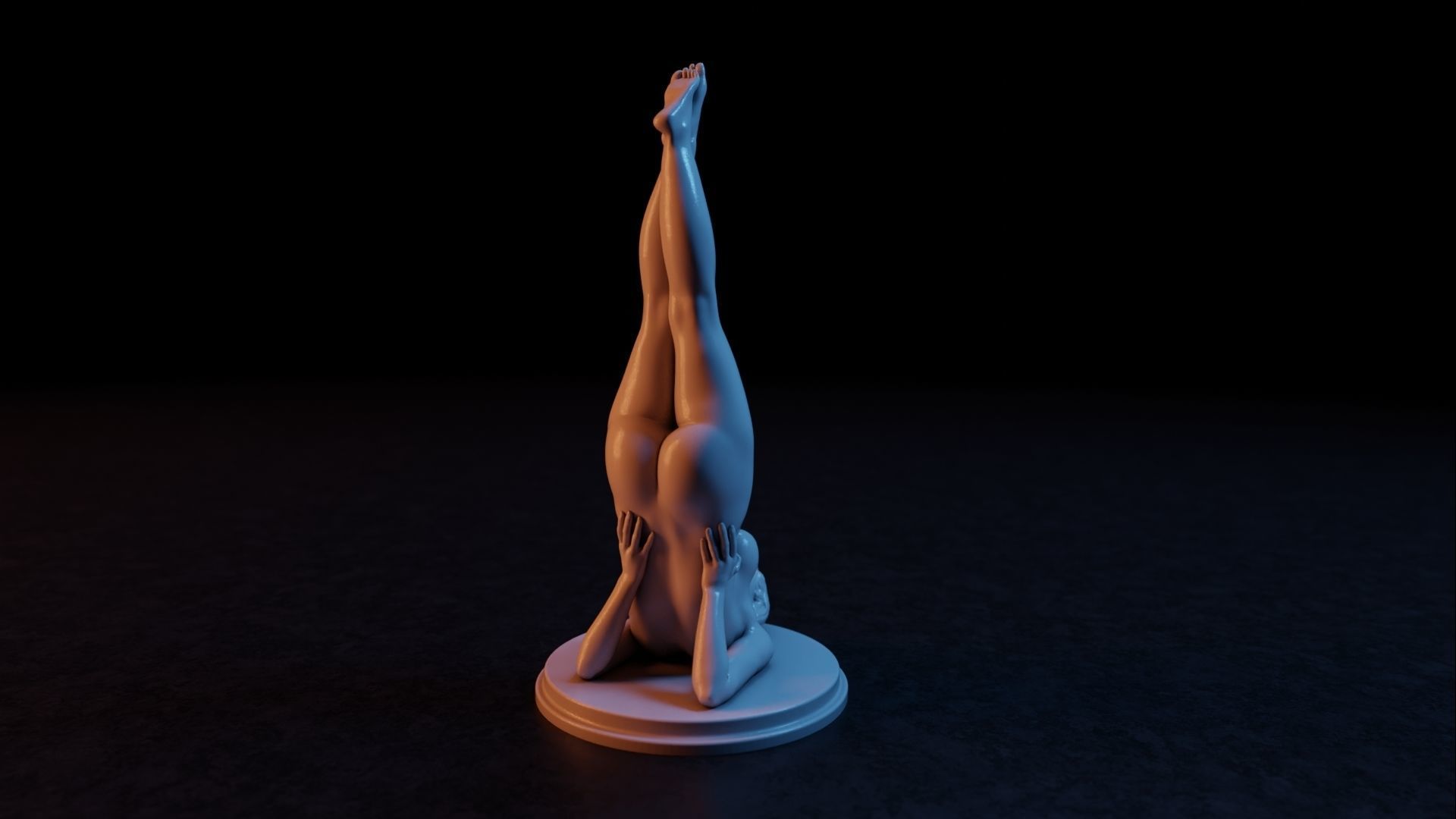 Sexy girl 48 - Supportless print 3D print model_11