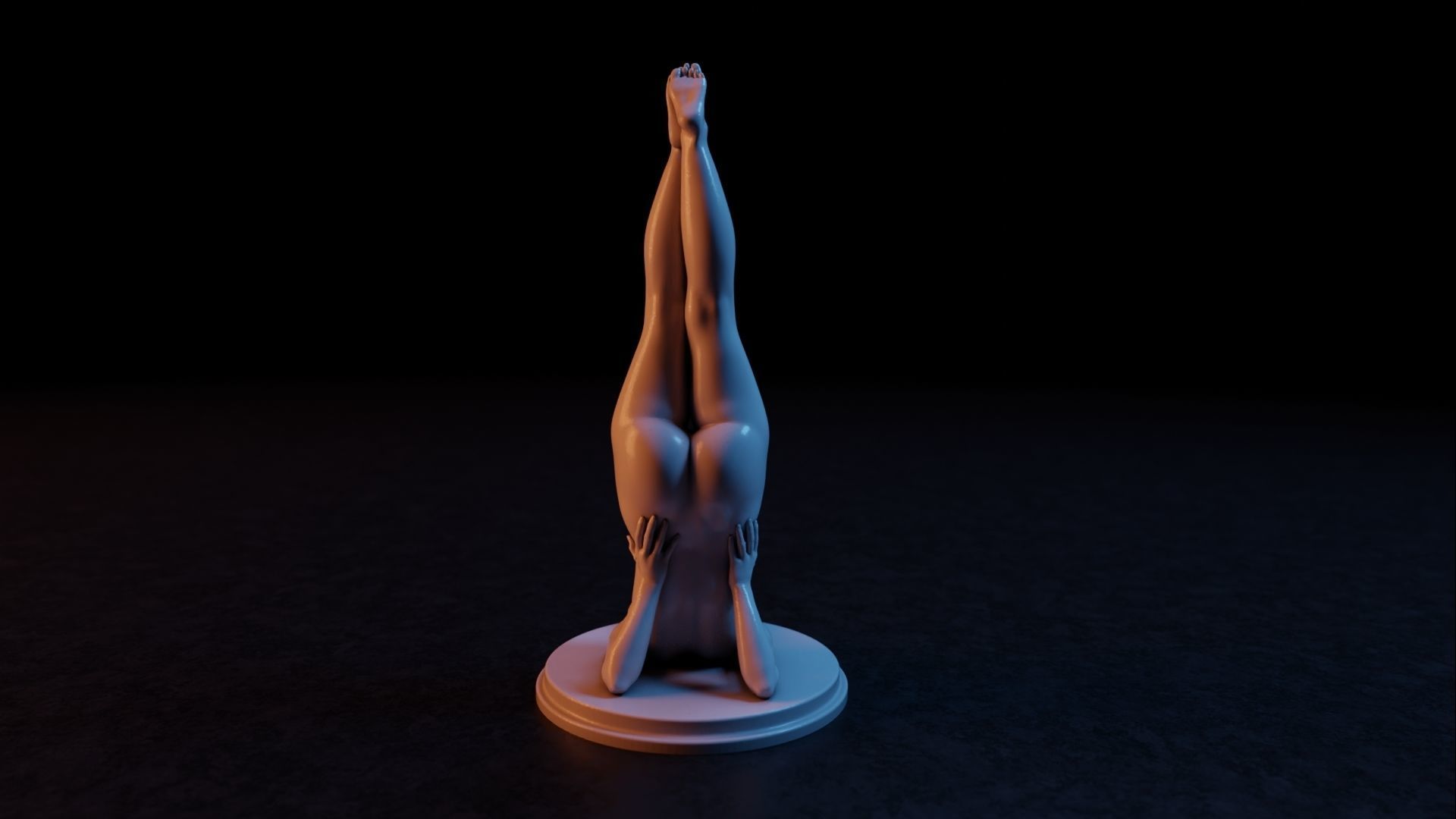 Sexy girl 48 - Supportless print 3D print model_12
