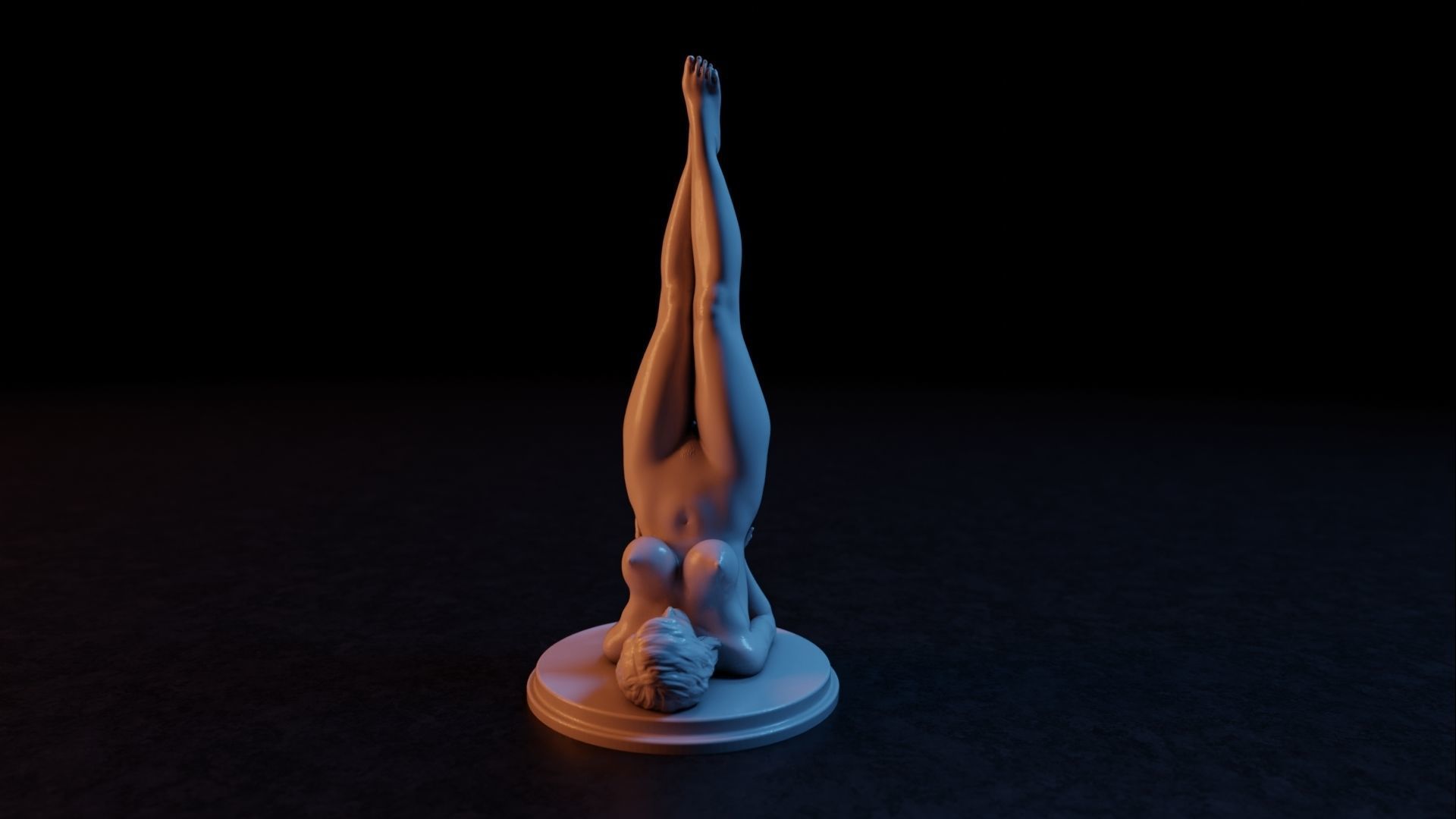Sexy girl 48 - Supportless print 3D print model_29