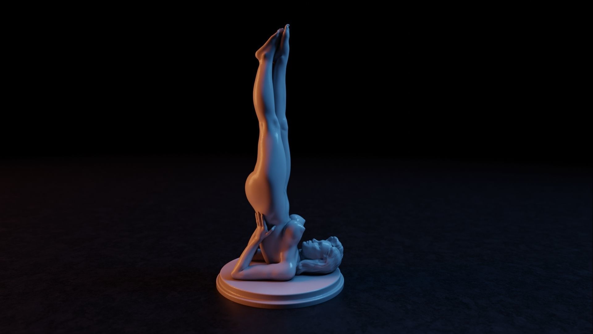 Sexy girl 48 - Supportless print 3D print model_8