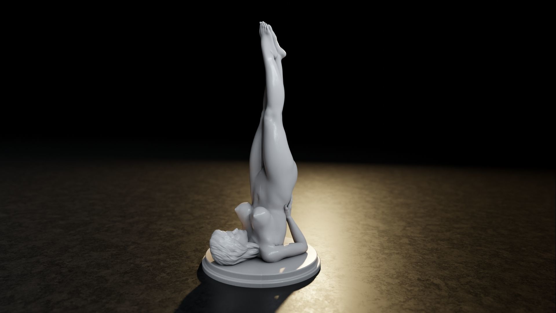 Sexy girl 48 - Supportless print 3D print model_2