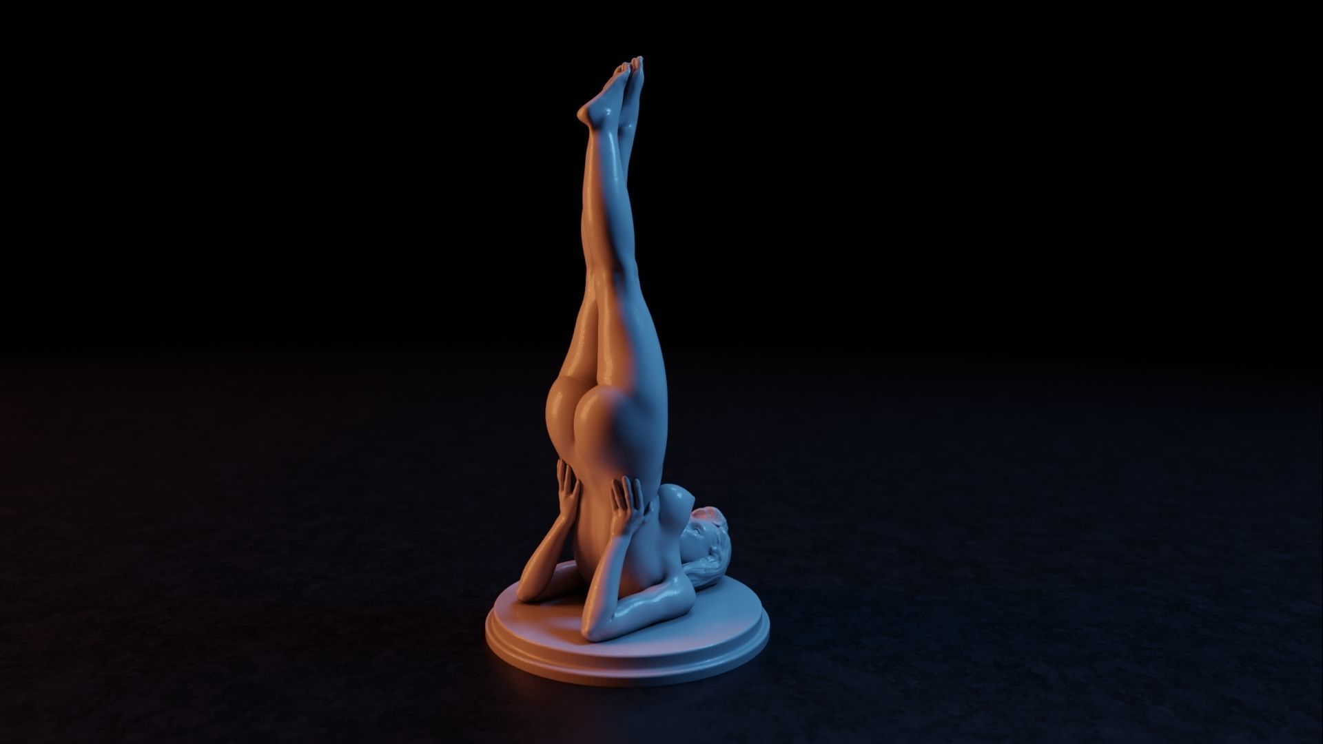 Sexy girl 48 - Supportless print 3D print model_10