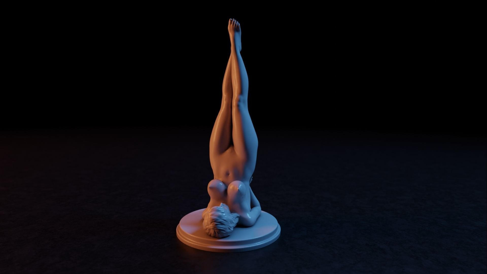 Sexy girl 48 - Supportless print 3D print model_22