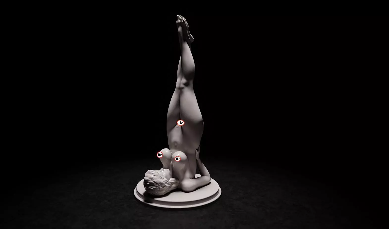 Sexy girl 48 - Supportless print 3D print model_0