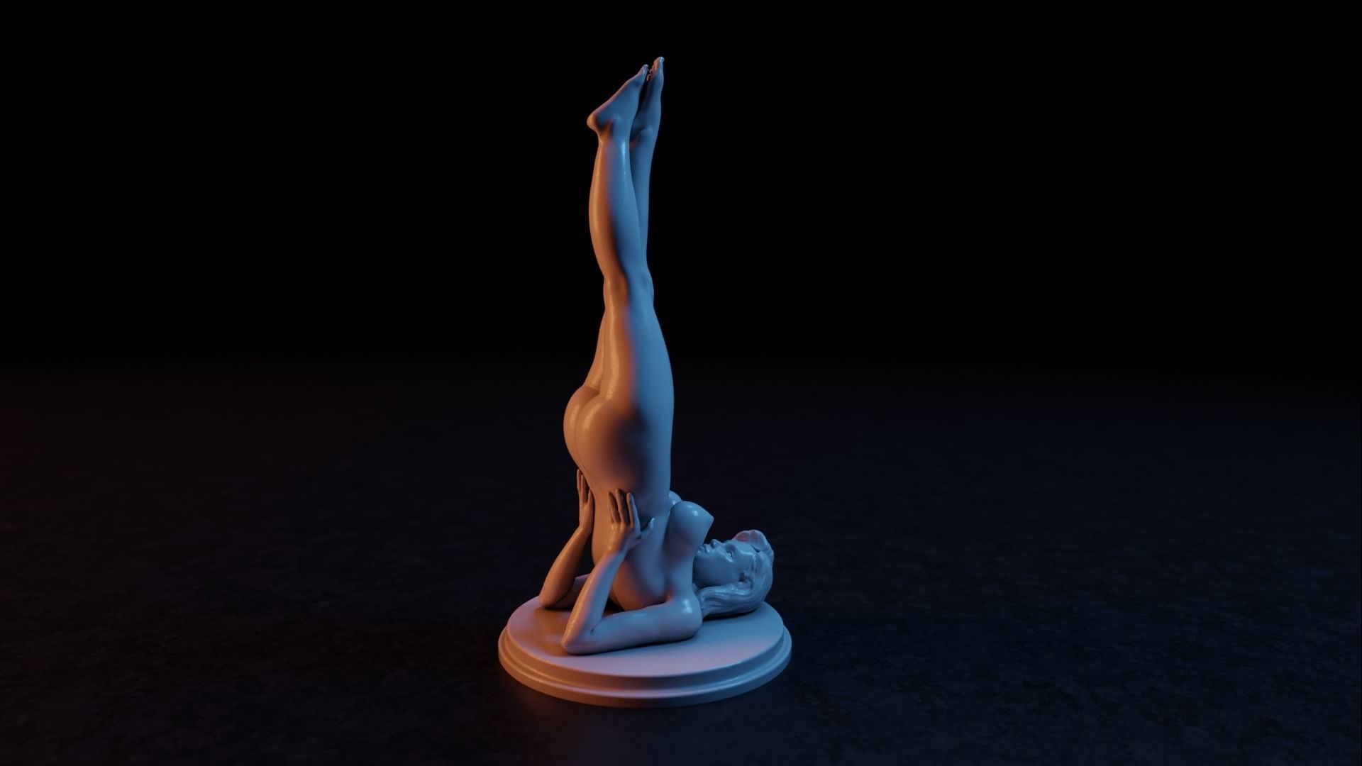 Sexy girl 48 - Supportless print 3D print model_9
