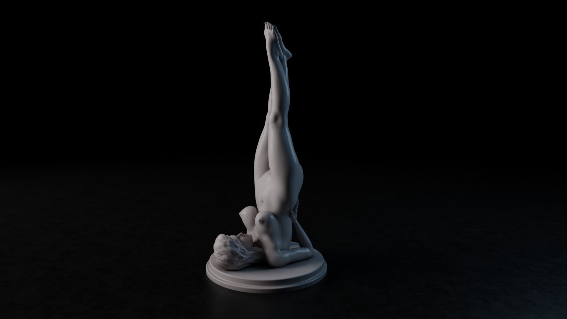 Sexy girl 48 - Supportless print 3D print model_25