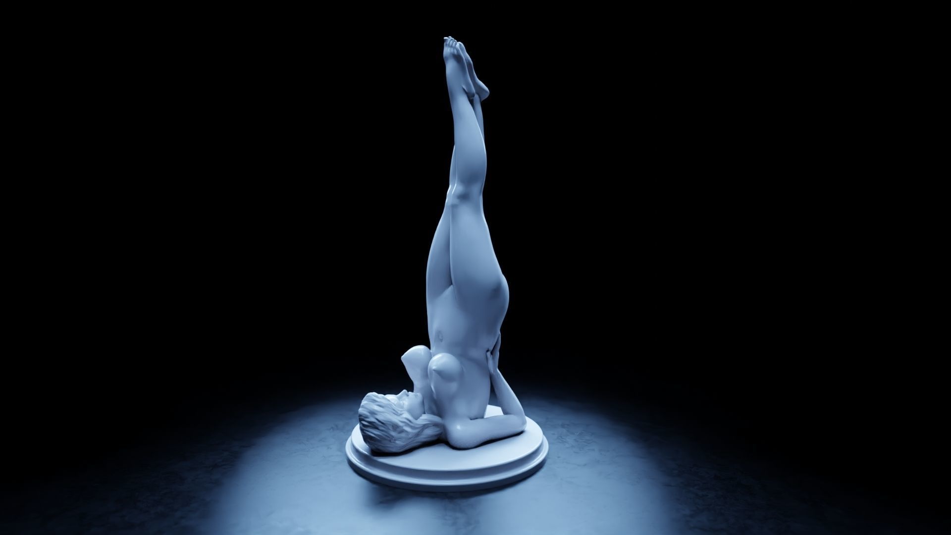 Sexy girl 48 - Supportless print 3D print model_24