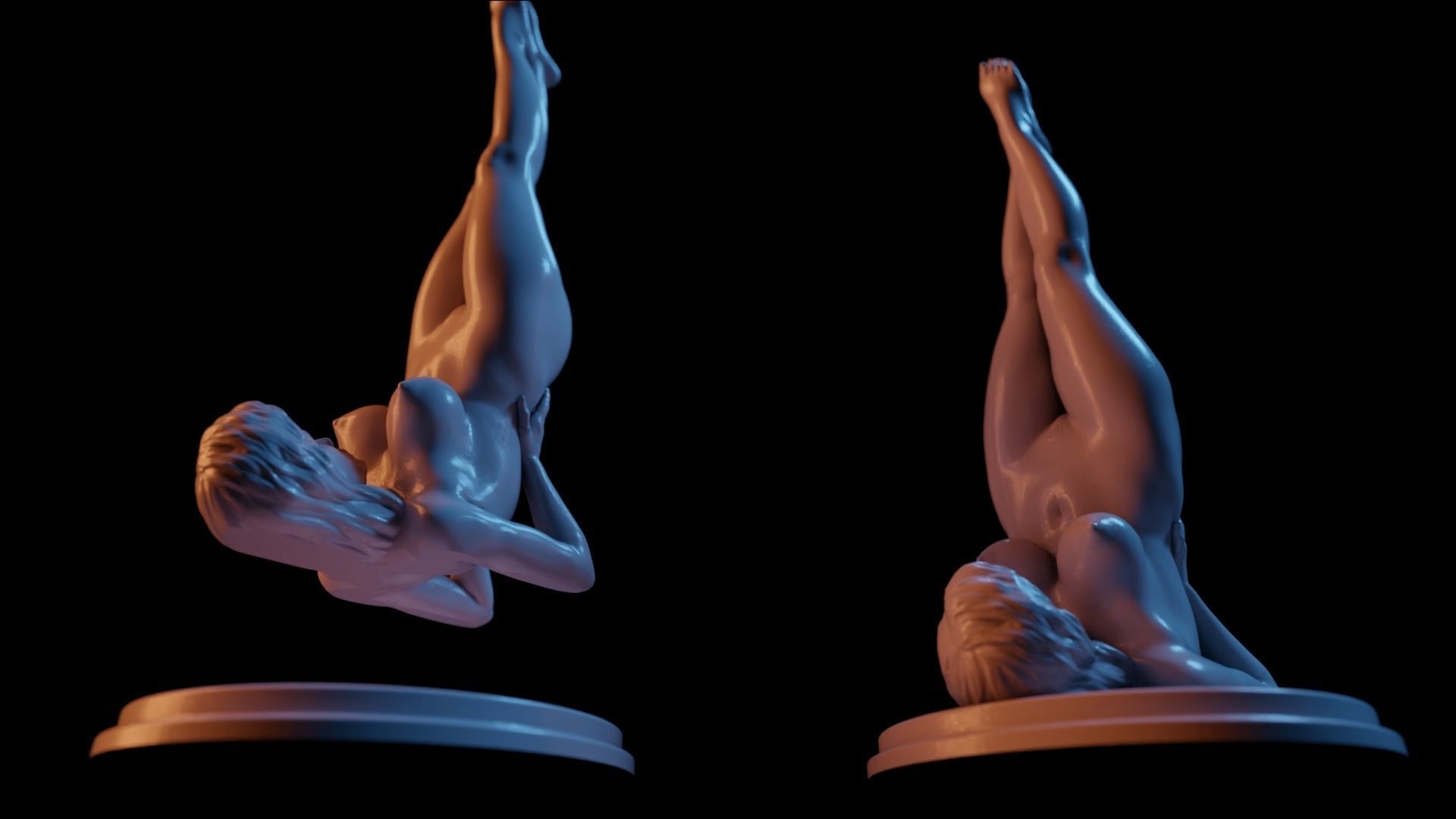 Sexy girl 48 - Supportless print 3D print model_23