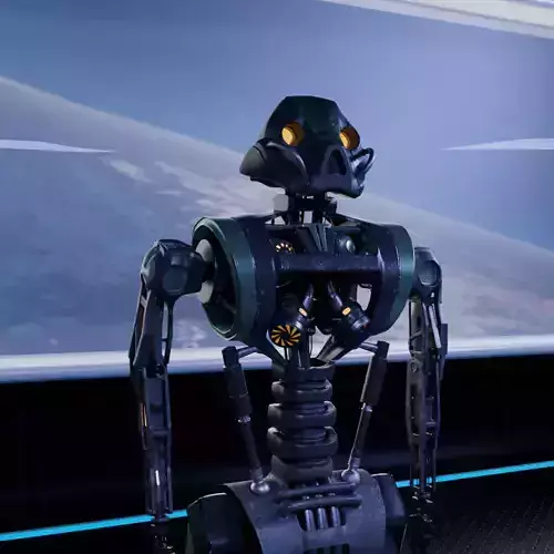 sci fi android  robot 3D model