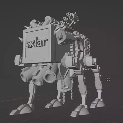 Robot Walker Free 3D model