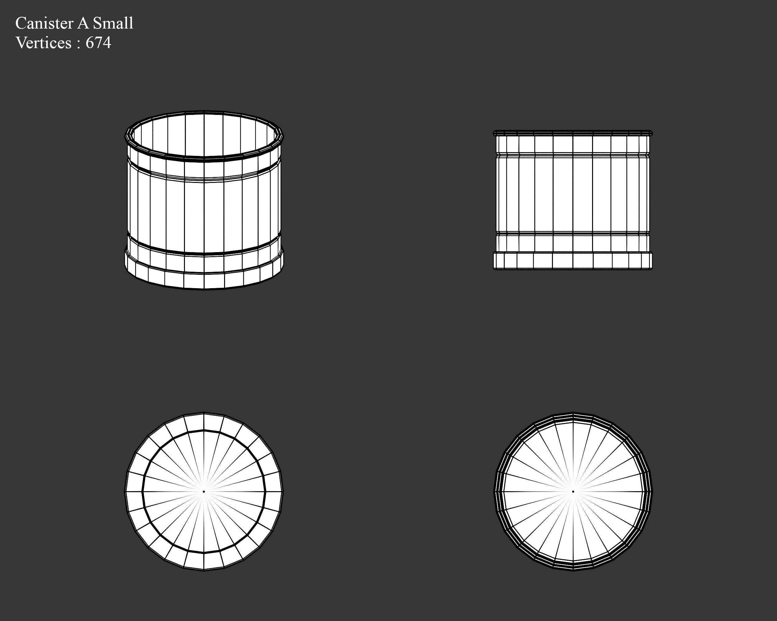 Medieval Collection Containers Barrels and Buckets _12