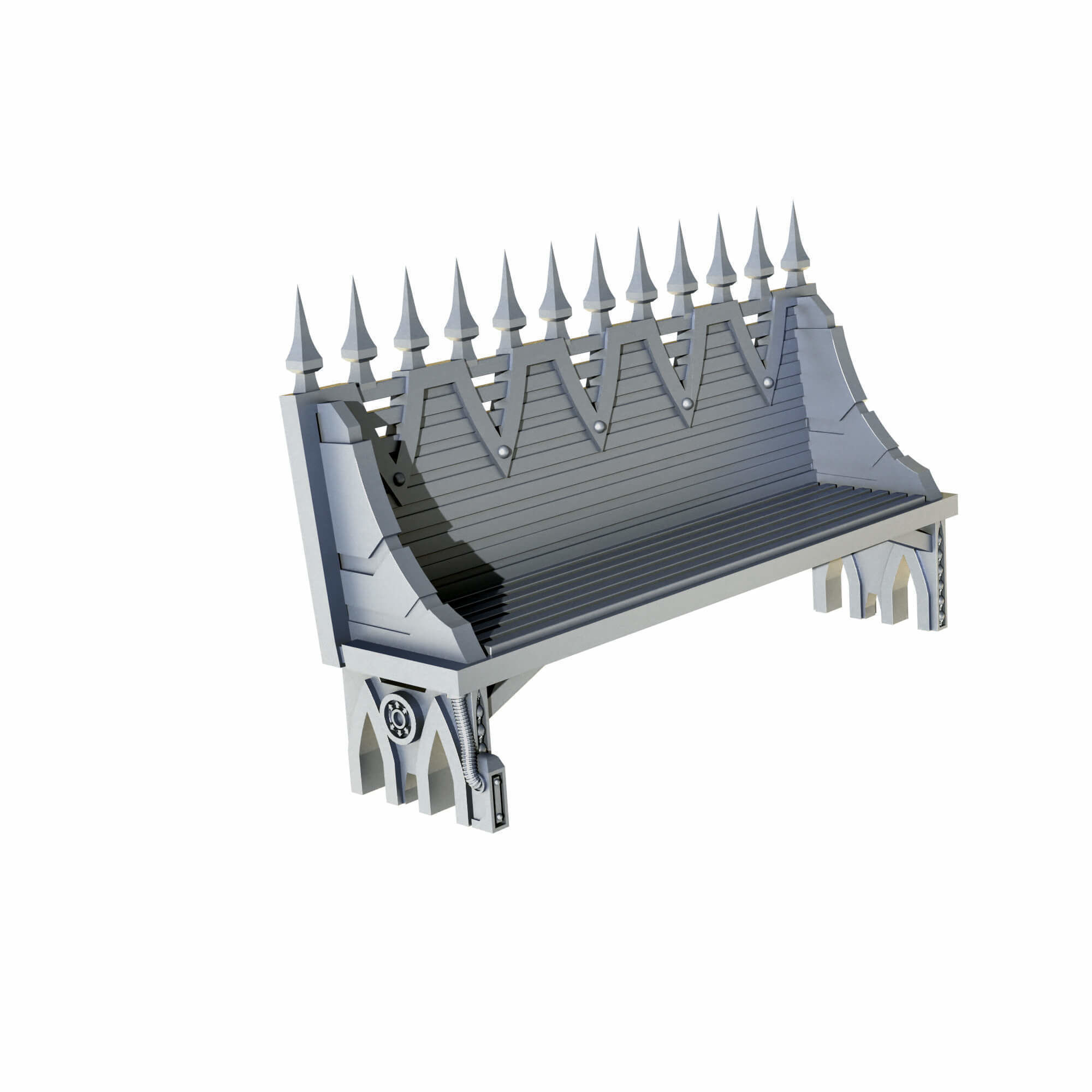 Gothic Sci Fi City Scatter Terrain Pack A  3D print model_19