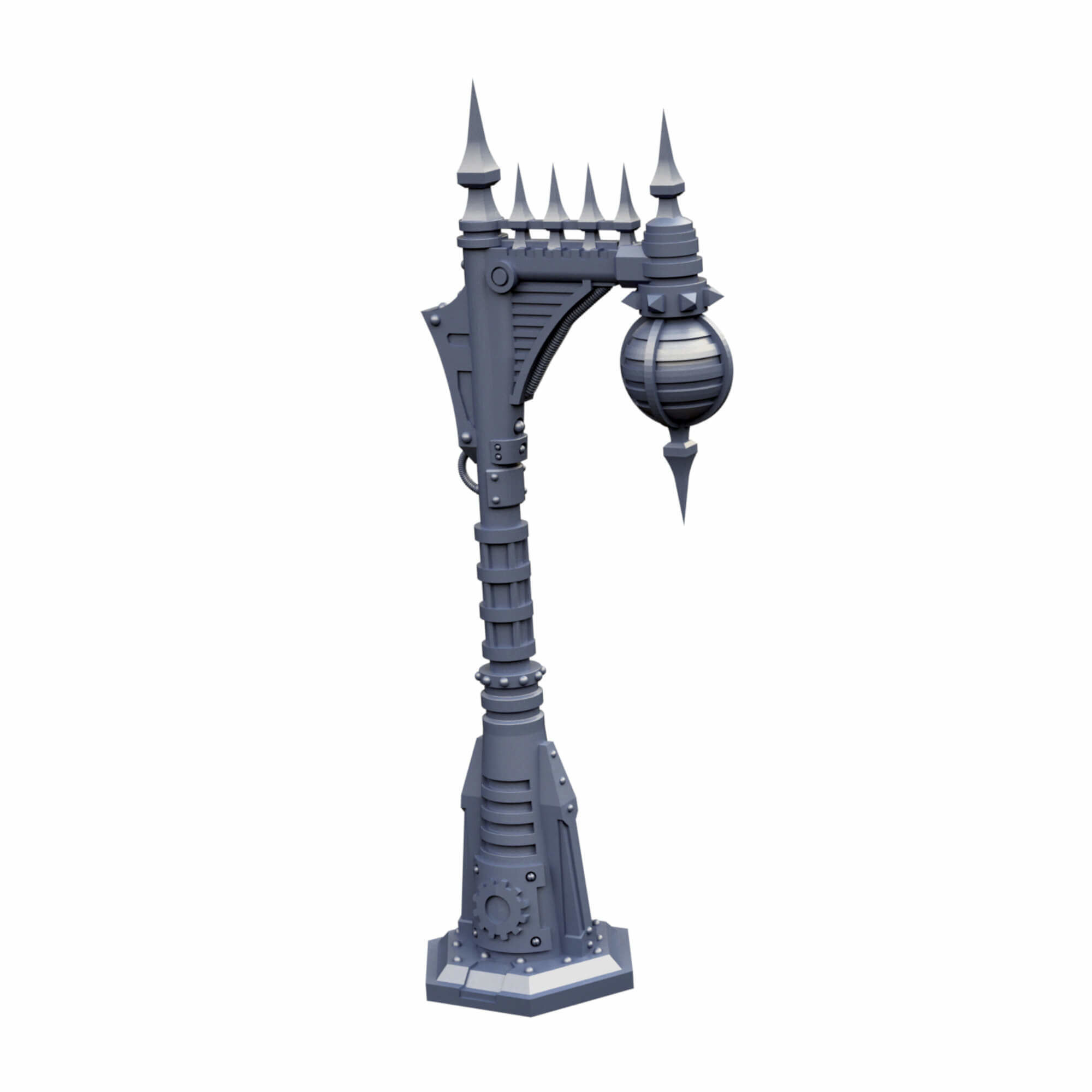 Gothic Sci Fi City Scatter Terrain Pack A  3D print model_8