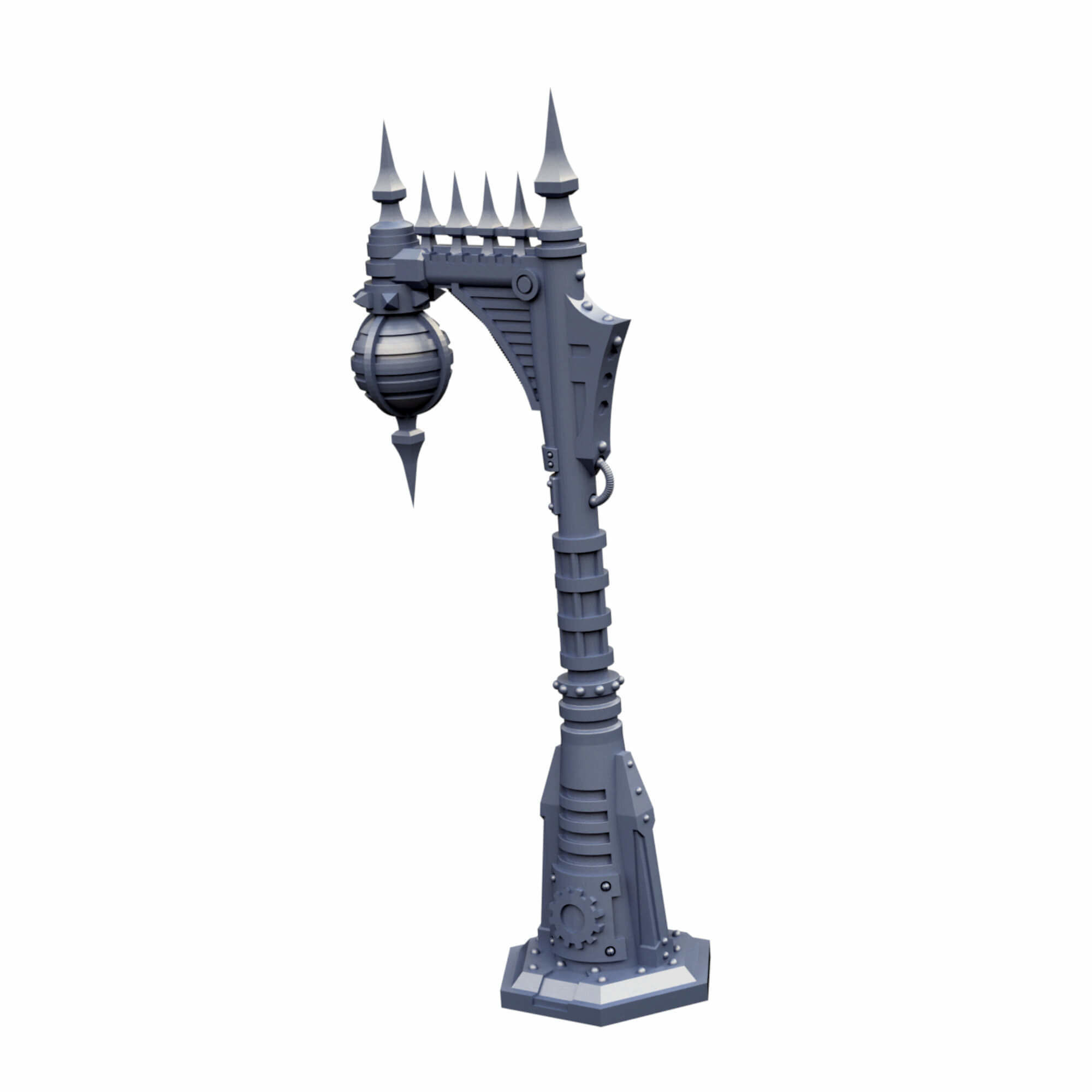Gothic Sci Fi City Scatter Terrain Pack A  3D print model_7