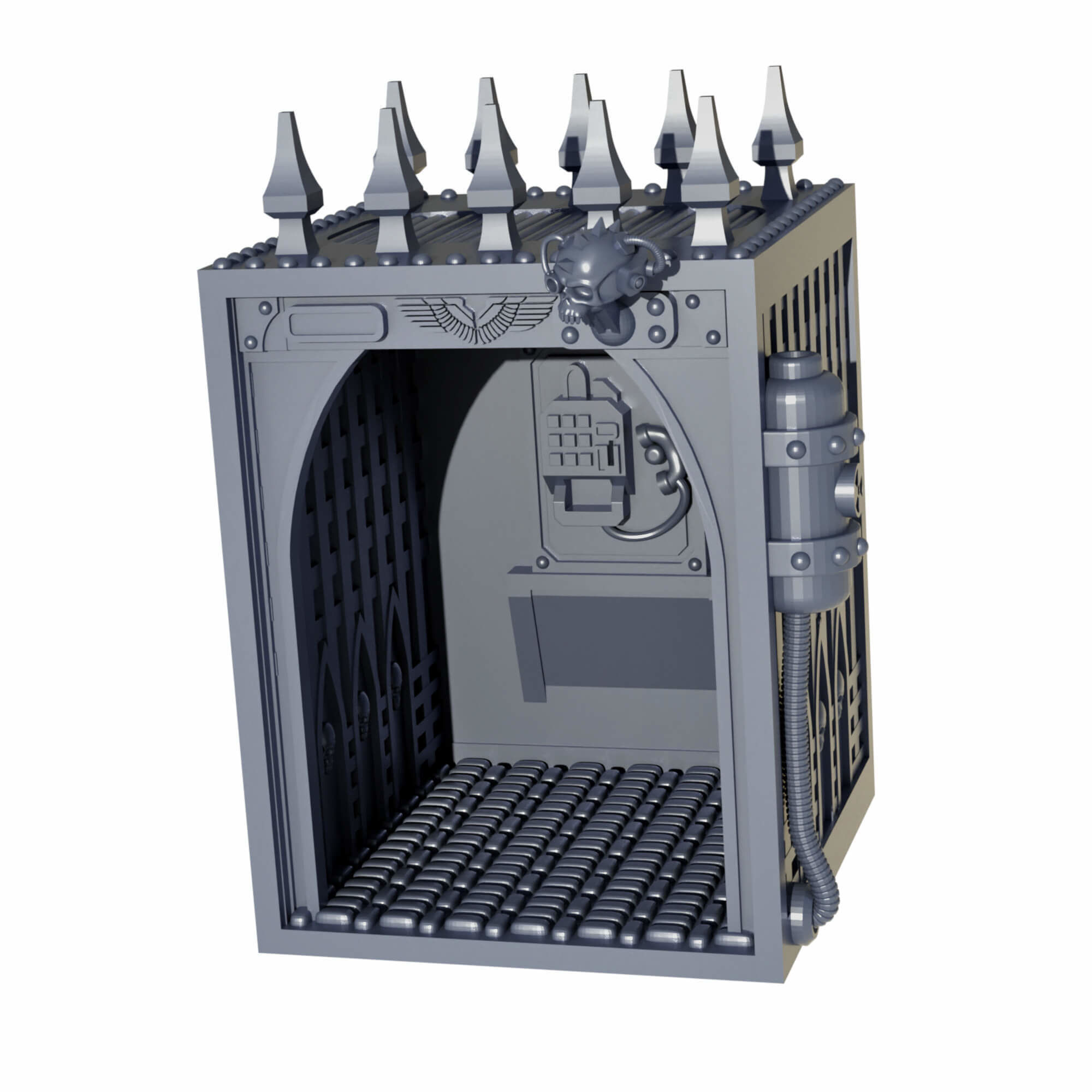 Gothic Sci Fi City Scatter Terrain Pack A  3D print model_17