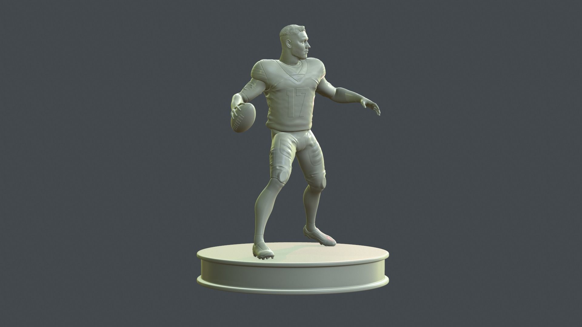 Josh Allen 3D print model_3
