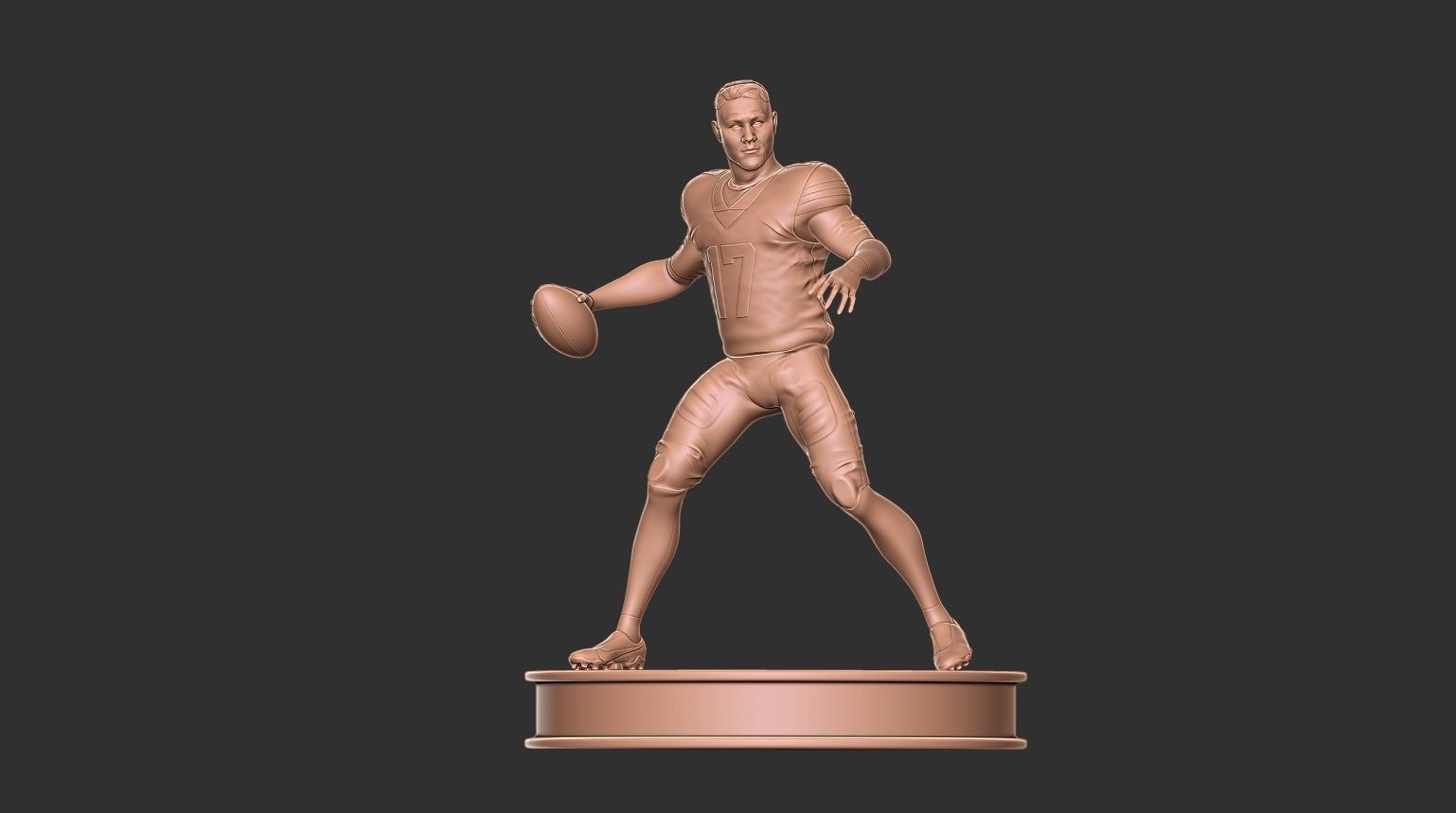 Josh Allen 3D print model_9