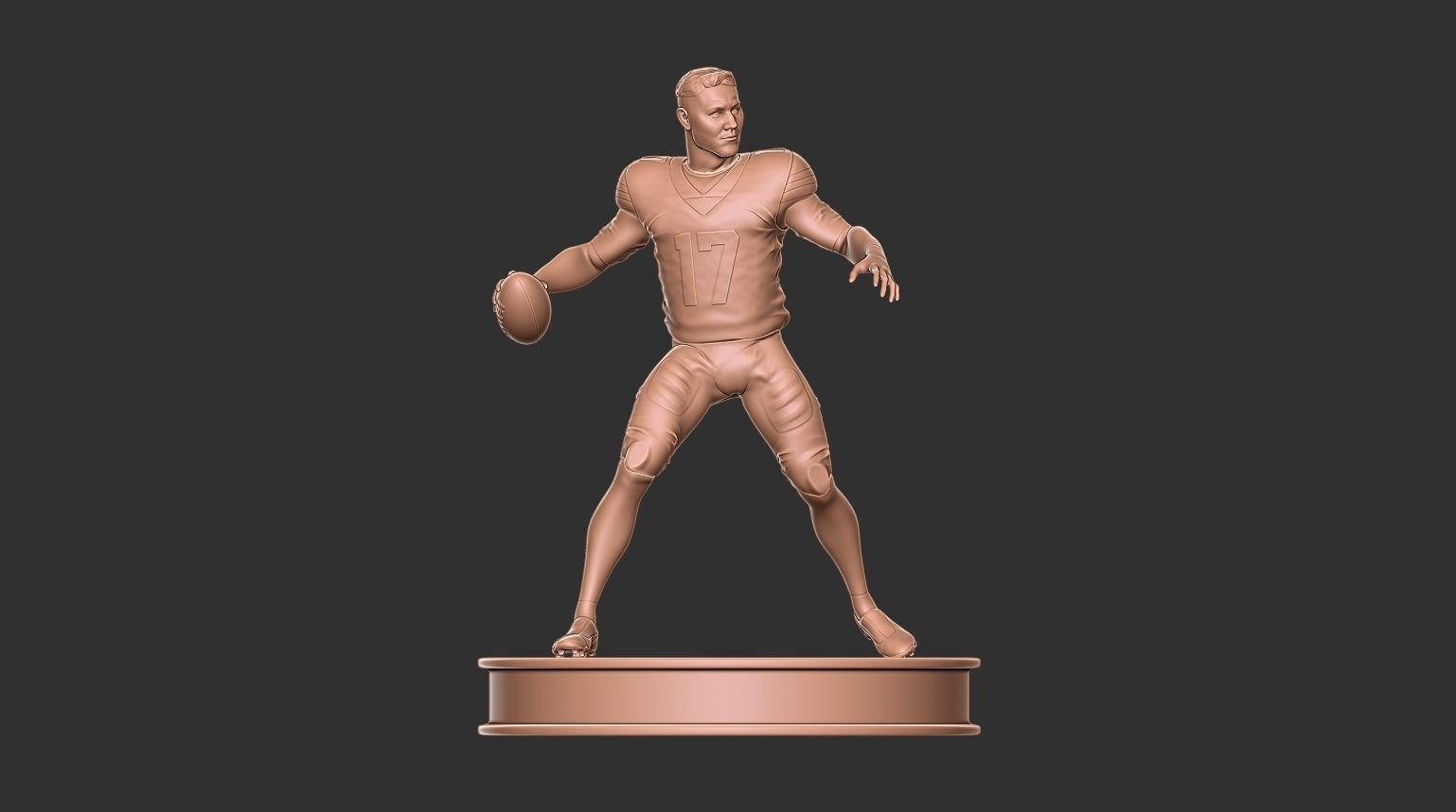 Josh Allen 3D print model_1