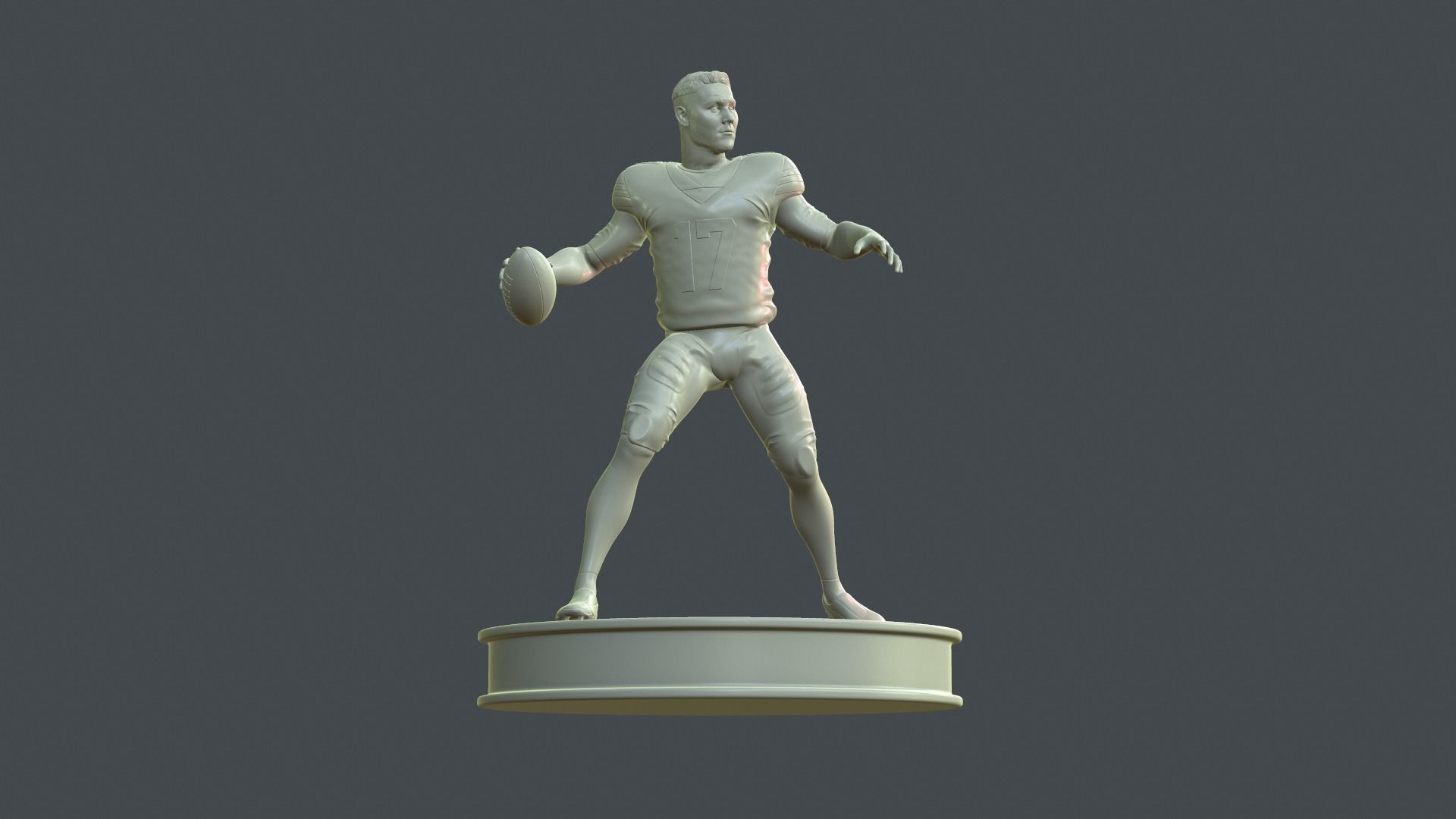 Josh Allen 3D print model_6
