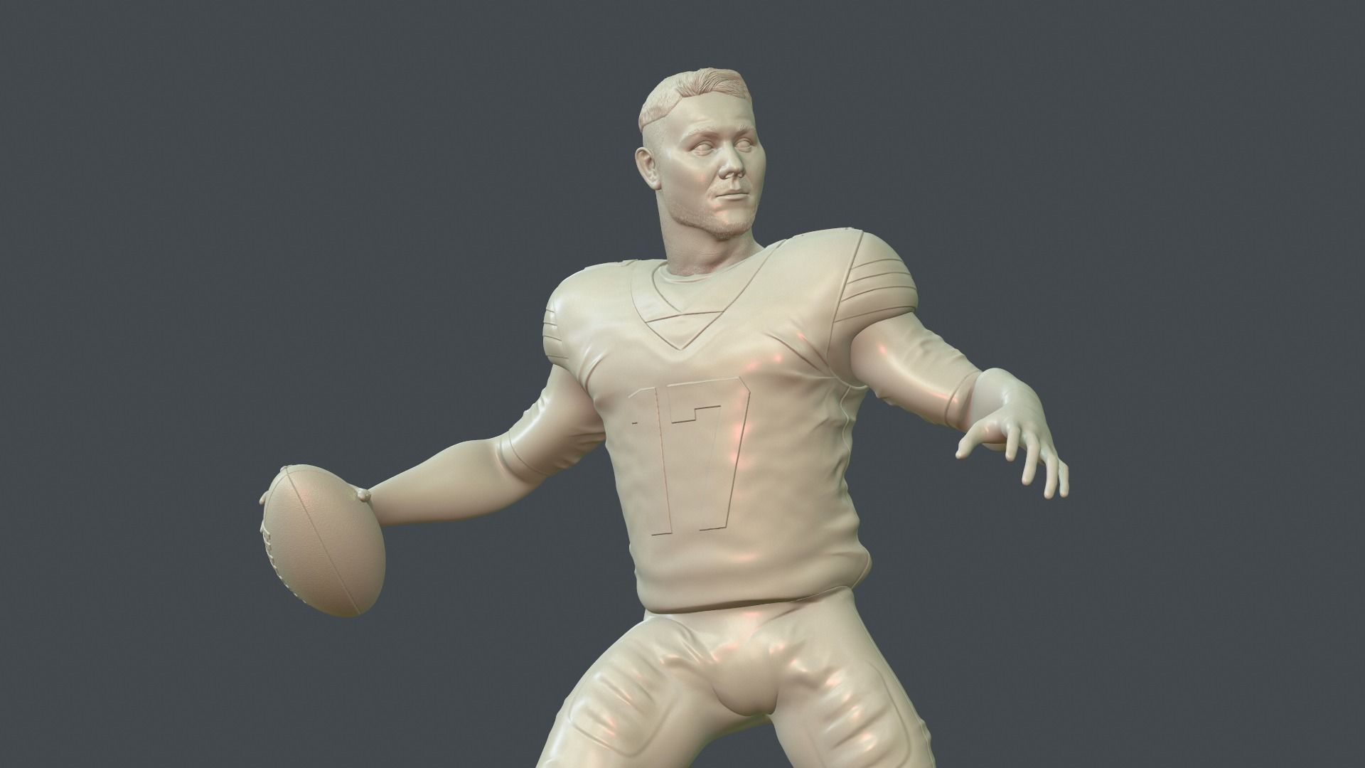 Josh Allen 3D print model_25