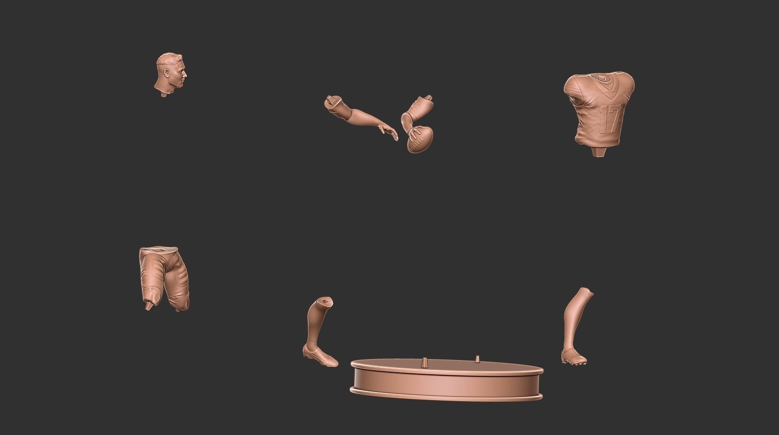 Josh Allen 3D print model_19