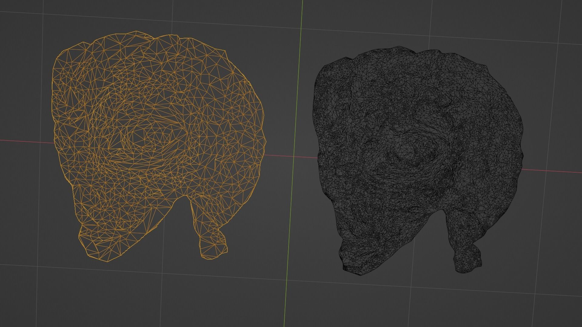 3D alien sea space god mosaic with materials and textures Low-poly 3D model_4