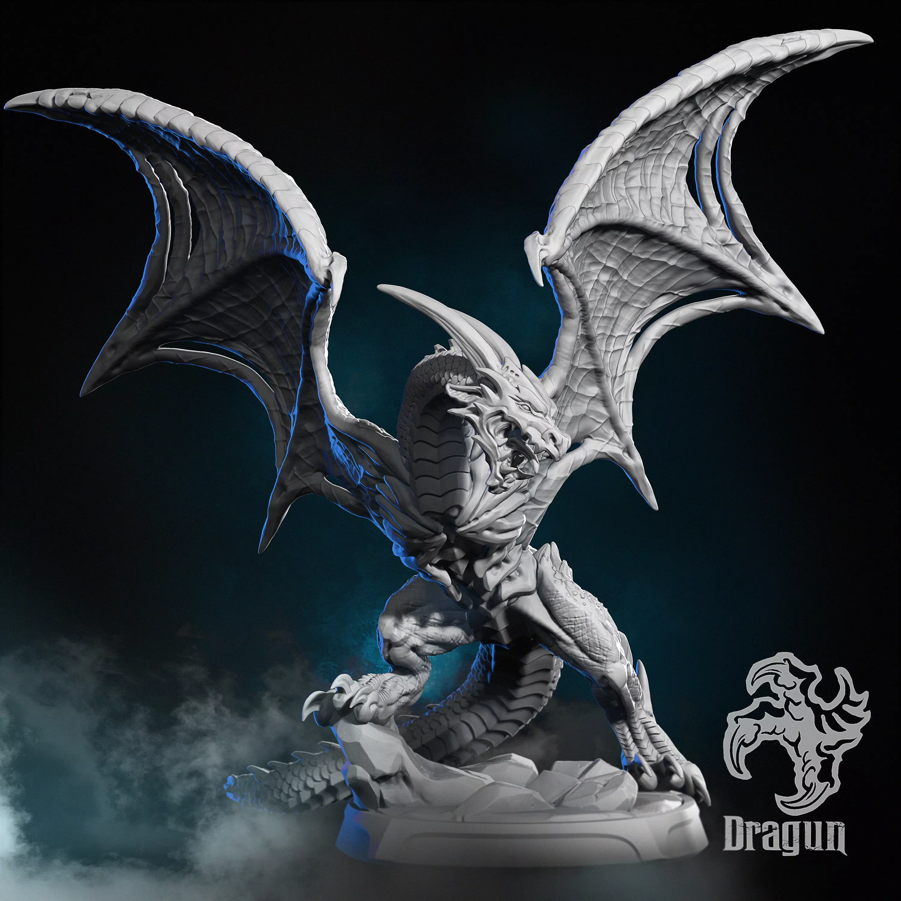 Wyvern Boss 3D print model_0
