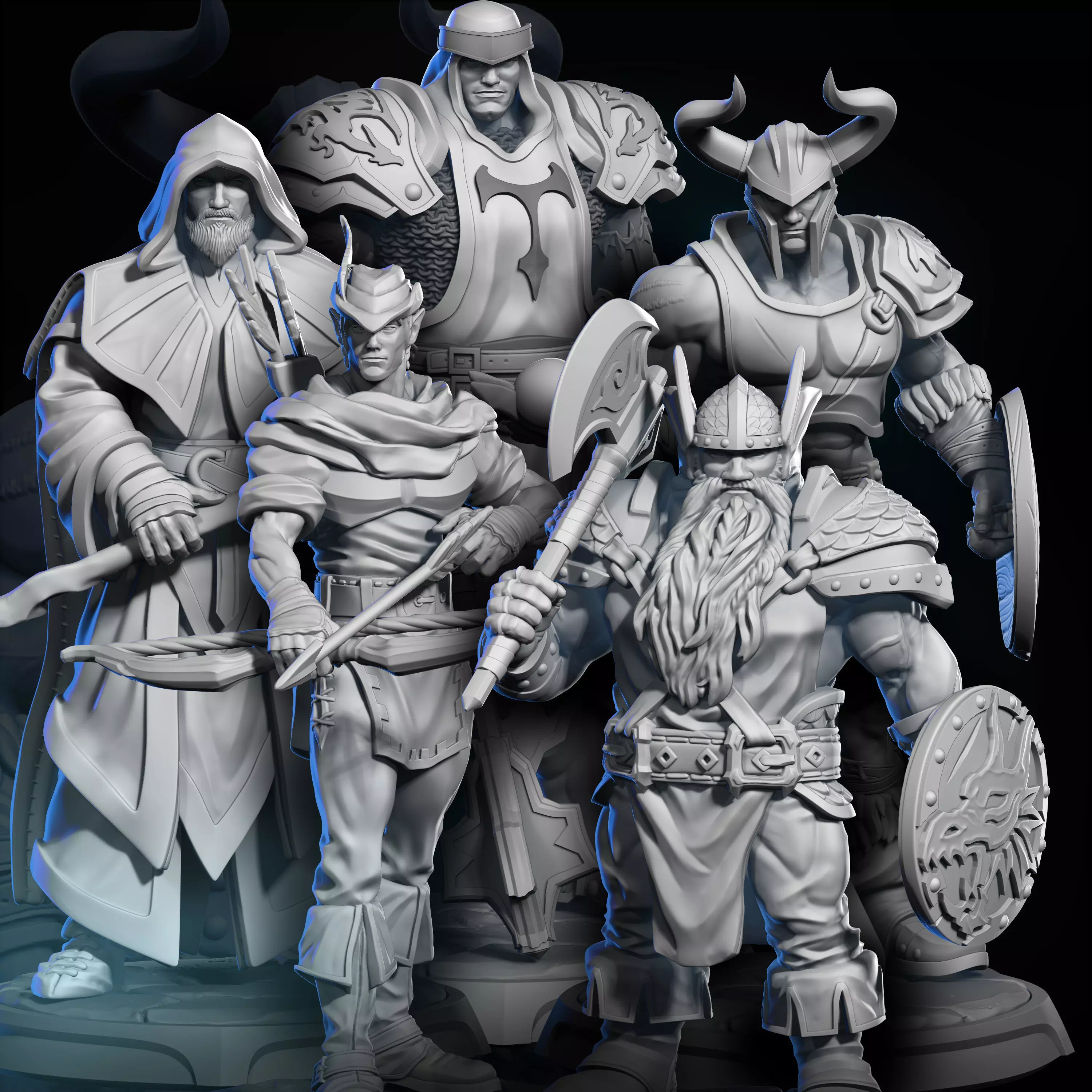 Hero Pack of Heros 3D print model_0