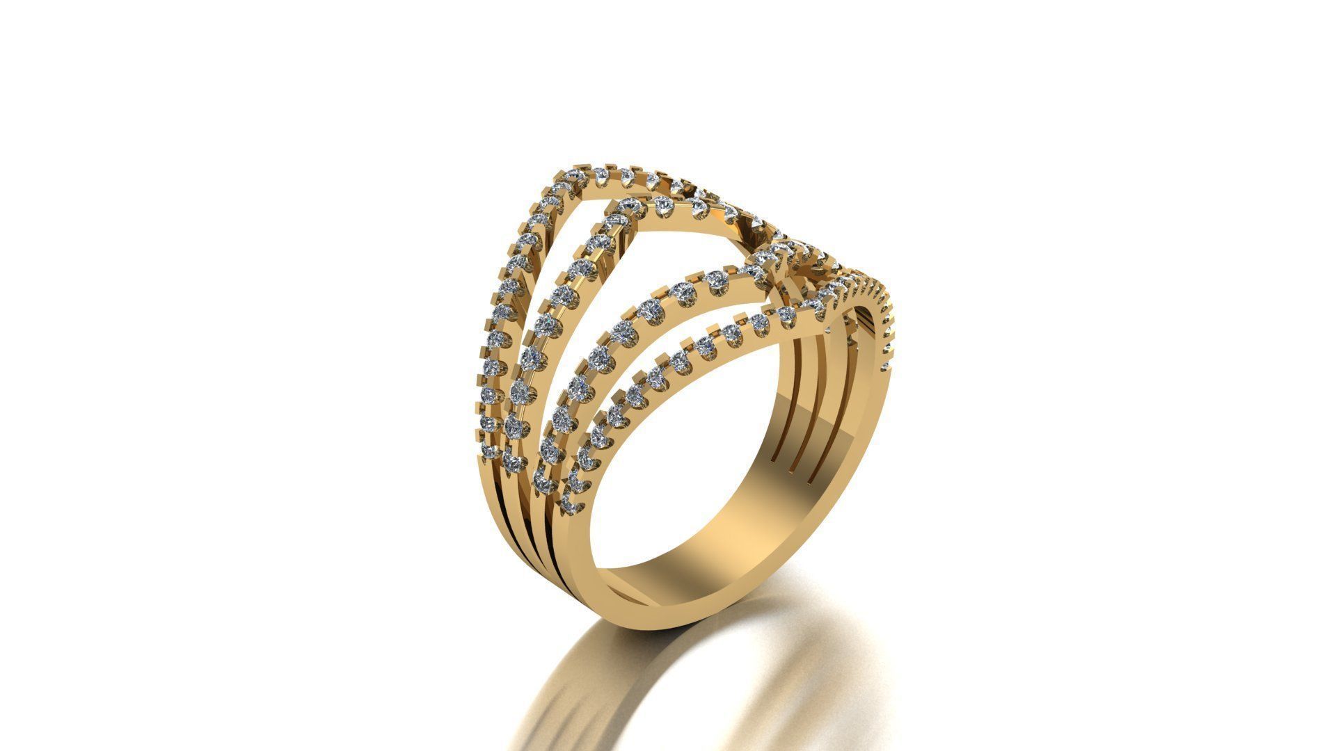 ring V Anel V 3D model_1