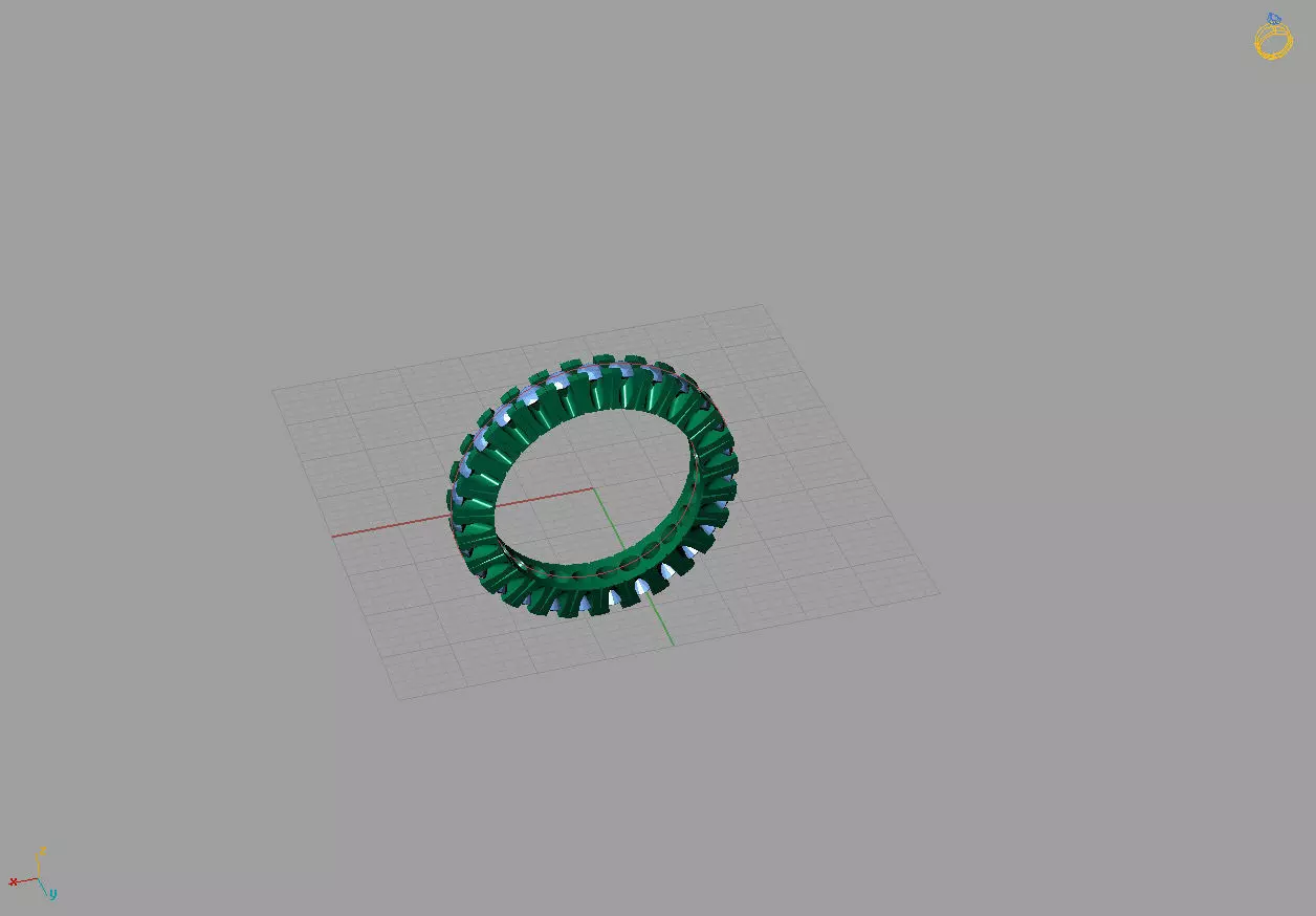anel noivado engagement eternit band 3D print model