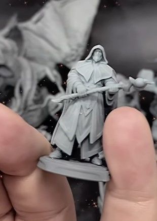 Hero Mage 3D print model_1
